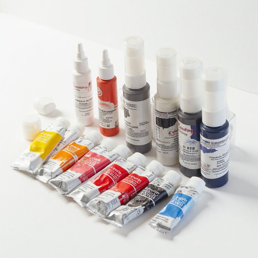 Peinture Acrylique 24 Tubes - Pigments Intenses